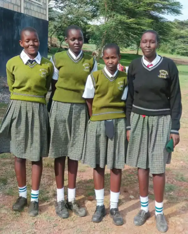 Kenyan secondary school students supported by No End To Love